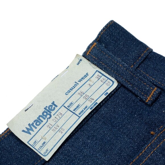 Wrangler (Malta) 70s Vintage, Rope-Dyed, Yellow Tab, Flared, Archival - Picture 2 of 14